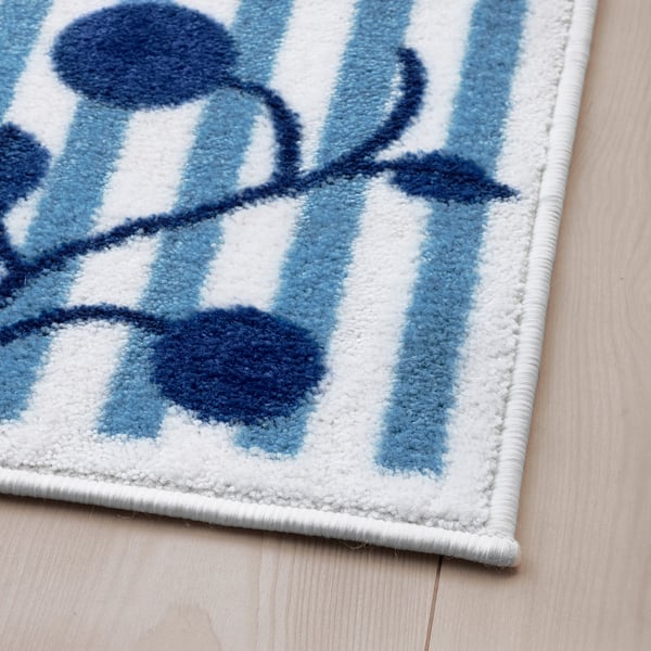 Gulsparv Teppich Gestreift Blau Weiss Ikea Schweiz