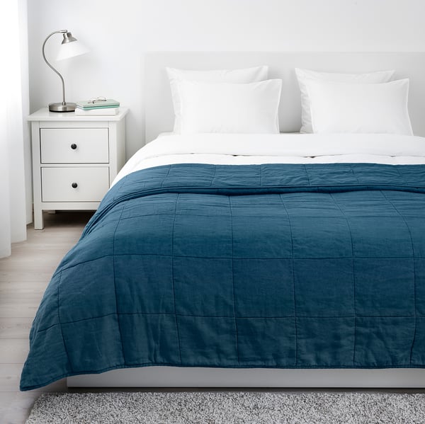 Gulved Tagesdecke Dunkelblau 260x250 Cm Ikea Schweiz