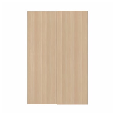 HASVIK Schiebetürpaar, Eicheneff wlas, 150x236 cm