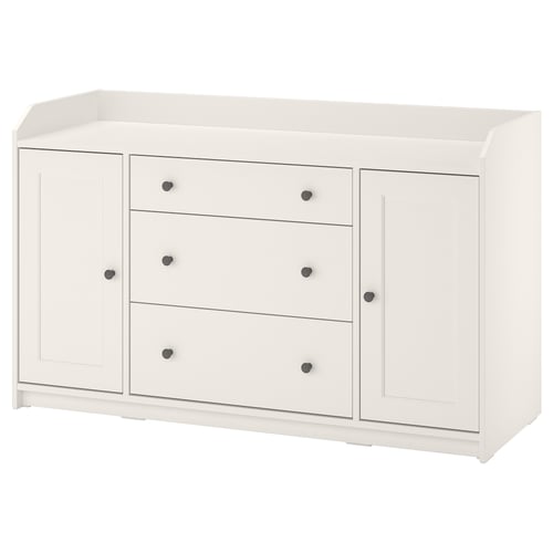 HAUGA Sideboard - weiß 140x84 cm