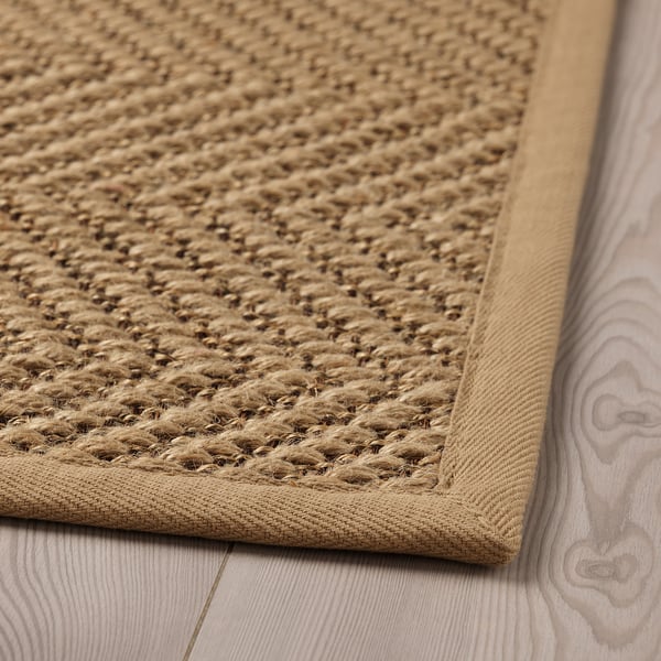 Hellested Teppich Flach Gewebt Natur Braun Ikea Schweiz
