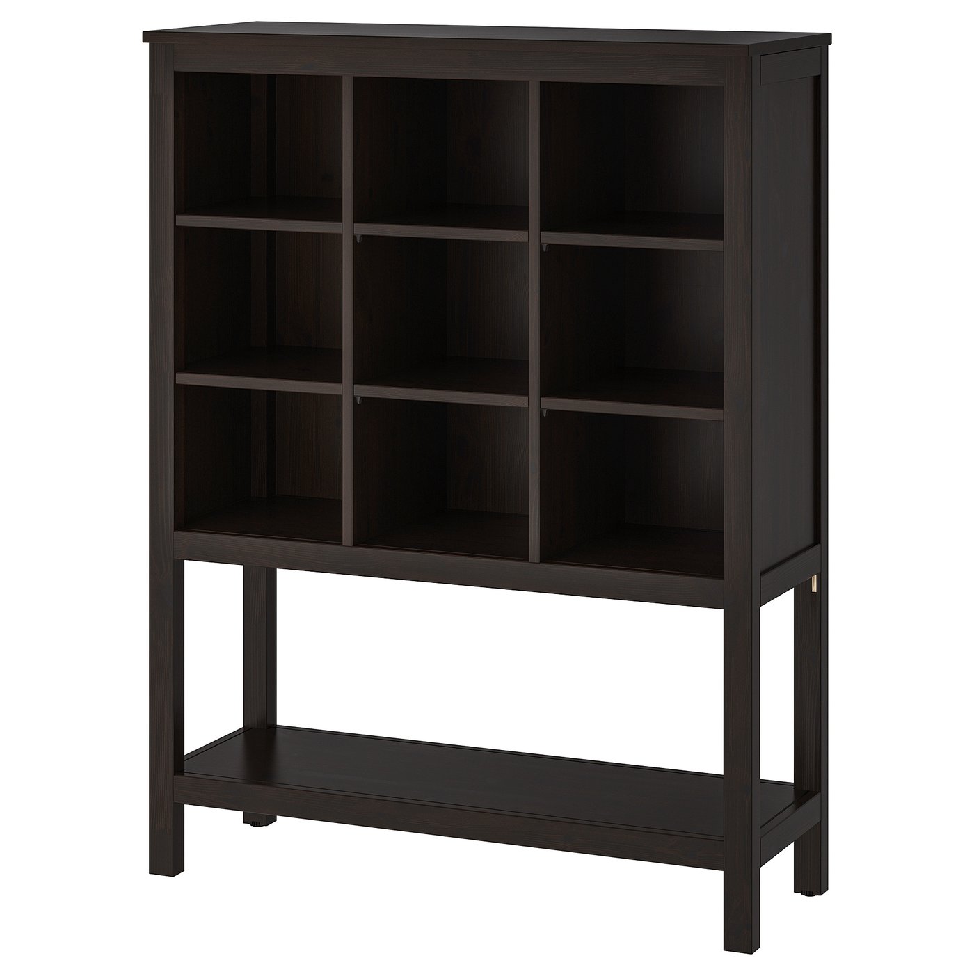 HEMNES Aufbewahrung, schwarzbraun, 99x130x37 cm - IKEA Schweiz