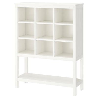 HEMNES Aufbewahrung, weiß las., 99x130x37 cm