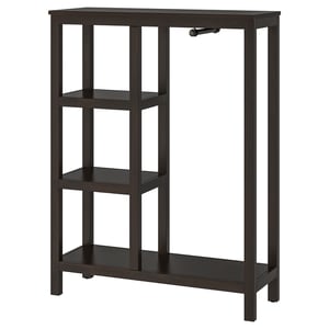 HEMNES Kleiderschrank, offen, weiß las., 99x37x130 cm - IKEA Schweiz