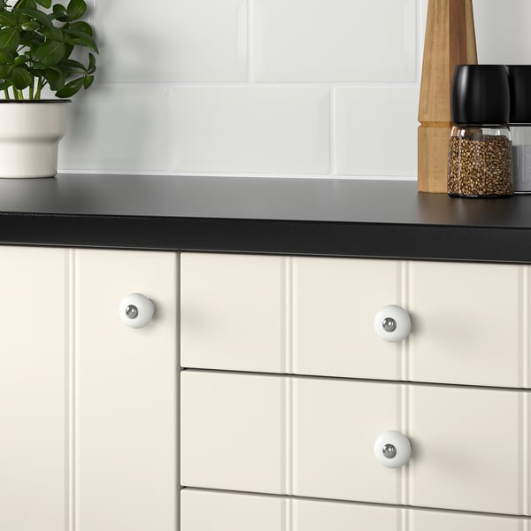 Hishult Knopf Porzellan Weiss Ikea Schweiz