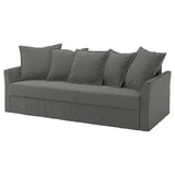HOLMSUND Bezug 3er-Bettsofa, Borgunda dunkelgrau
