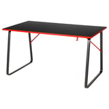 HUVUDSPELARE Gamingschreibtisch, schwarz, 140x80 cm