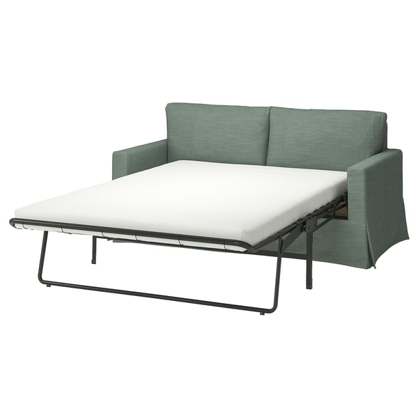 HYLTARP 2er-Bettsofa, Hemmesta graugrün