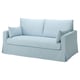 HYLTARP 2er-Sofa, Kilanda blassblau