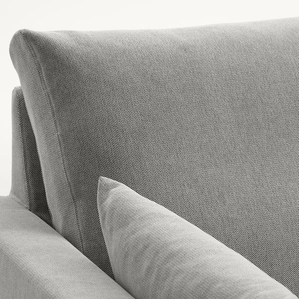 HYLTARP 2er-Sofa, Tallmyra weiß/schwarz