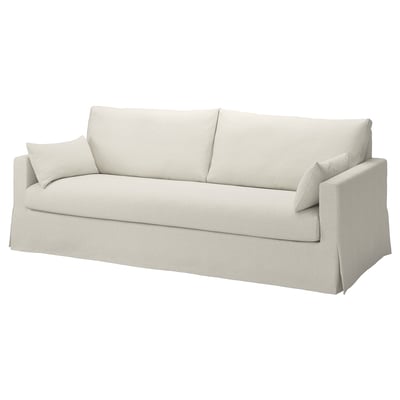 HYLTARP Bezug 3er-Sofa, Gransel natur
