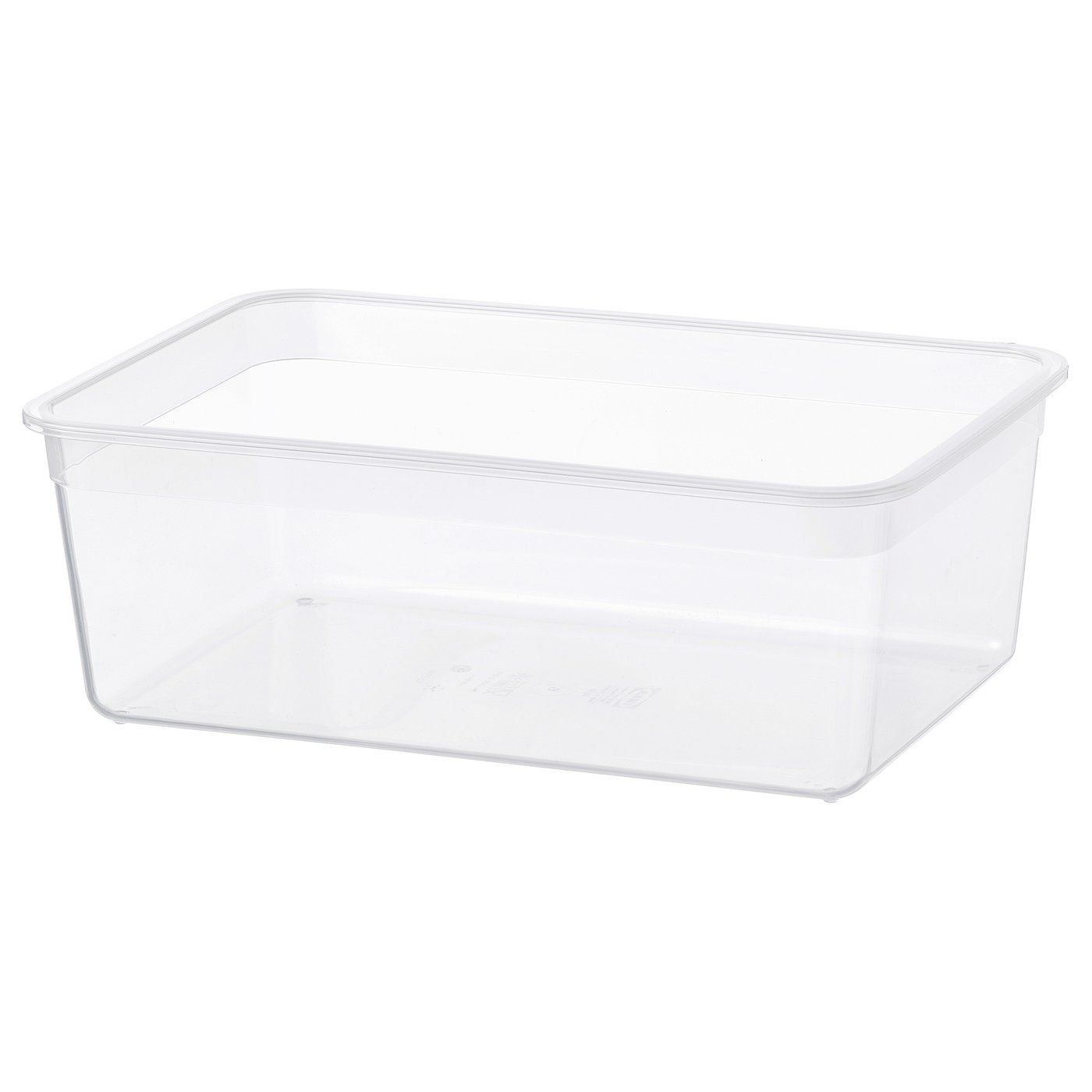 Pioneer Plastics 048C Kunststoffbehälter – 2 Stück, Transparent, 9,5x9,5x21 Cm, Ideal Zur Aufbewahrung