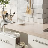 IKEA 365+ Vorratsbehälter mit Deckel, transparent/weiß, 2.3 l