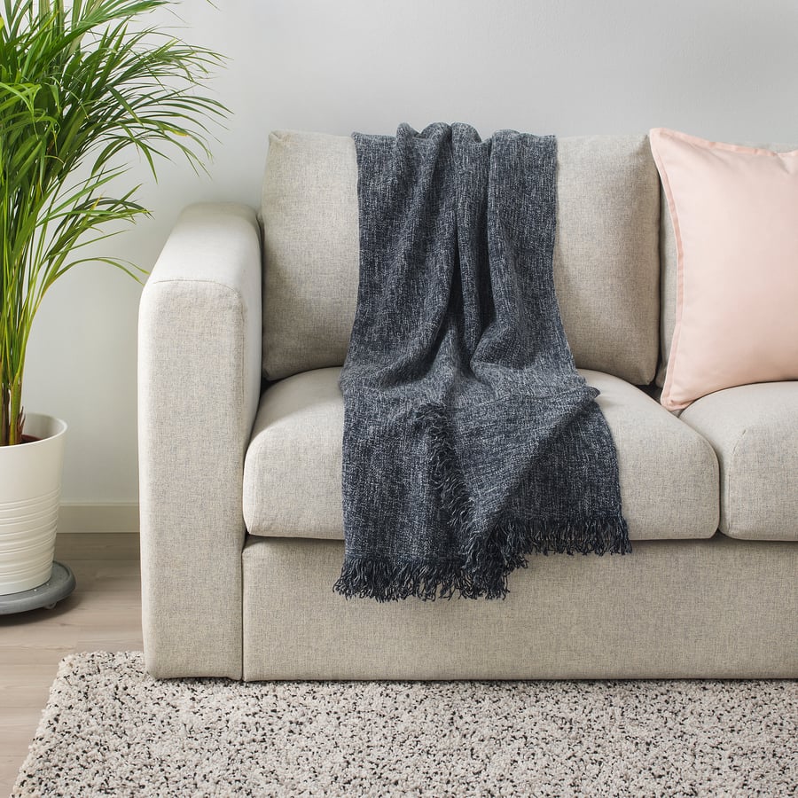 INGRUN Plaid, dunkelblau, 130x170 cm IKEA Schweiz