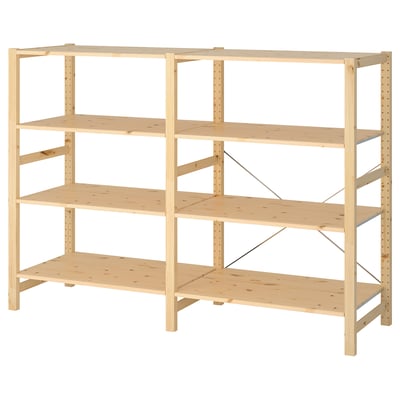IVAR 2 Elem/Regale, Kiefer, 174x50x124 cm