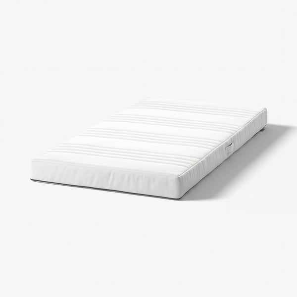 JÄTTETRÖTT Taschenfederkernmatratze f Babybett, weiß, 70x140x11 cm