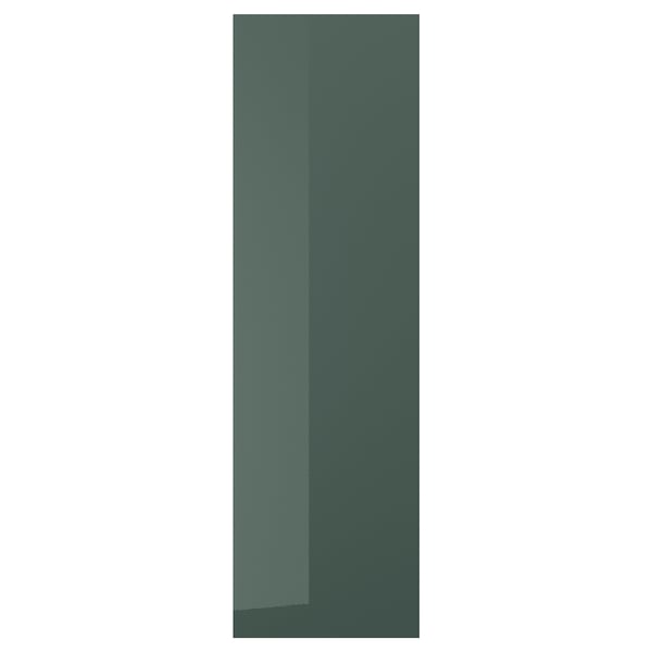 KALLARP Tür, Hochglanz dunkel graugrün, 60x200 cm