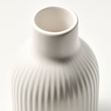 KAPKASTANJ Vase, elfenbeinweiß, 15 cm