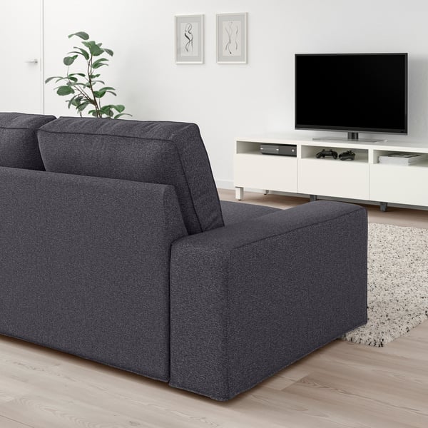 KIVIK 2er-Sofa, Gunnared mittelgrau