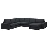 KIVIK 5er-Ecksofa mit Récamiere, Tresund anthrazit