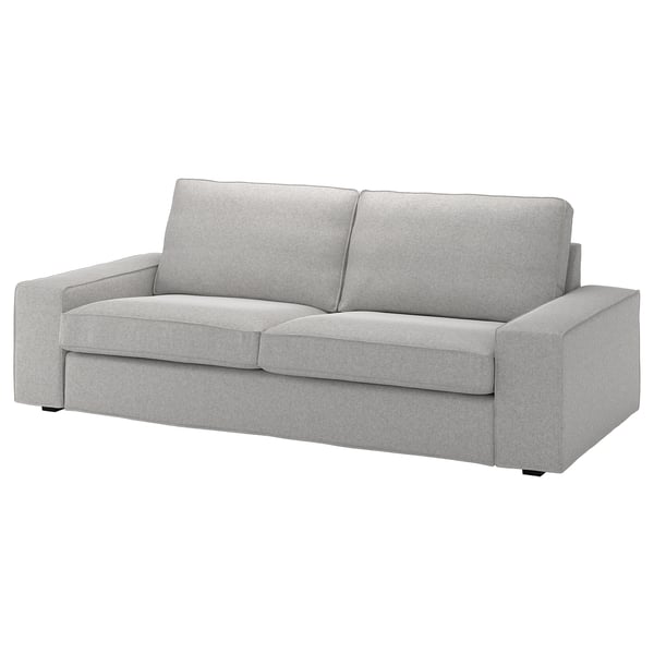 KIVIK Bezug 3er-Sofa, Tallmyra weiß/schwarz
