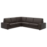 KIVIK Ecksofa 5-sitzig, Grann/Bomstad dunkelbraun