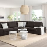 KIVIK Ecksofa 5-sitzig, Grann/Bomstad dunkelbraun