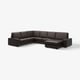 KIVIK Ecksofa 5-sitzig, mit Récamiere/Grann/Bomstad dunkelbraun