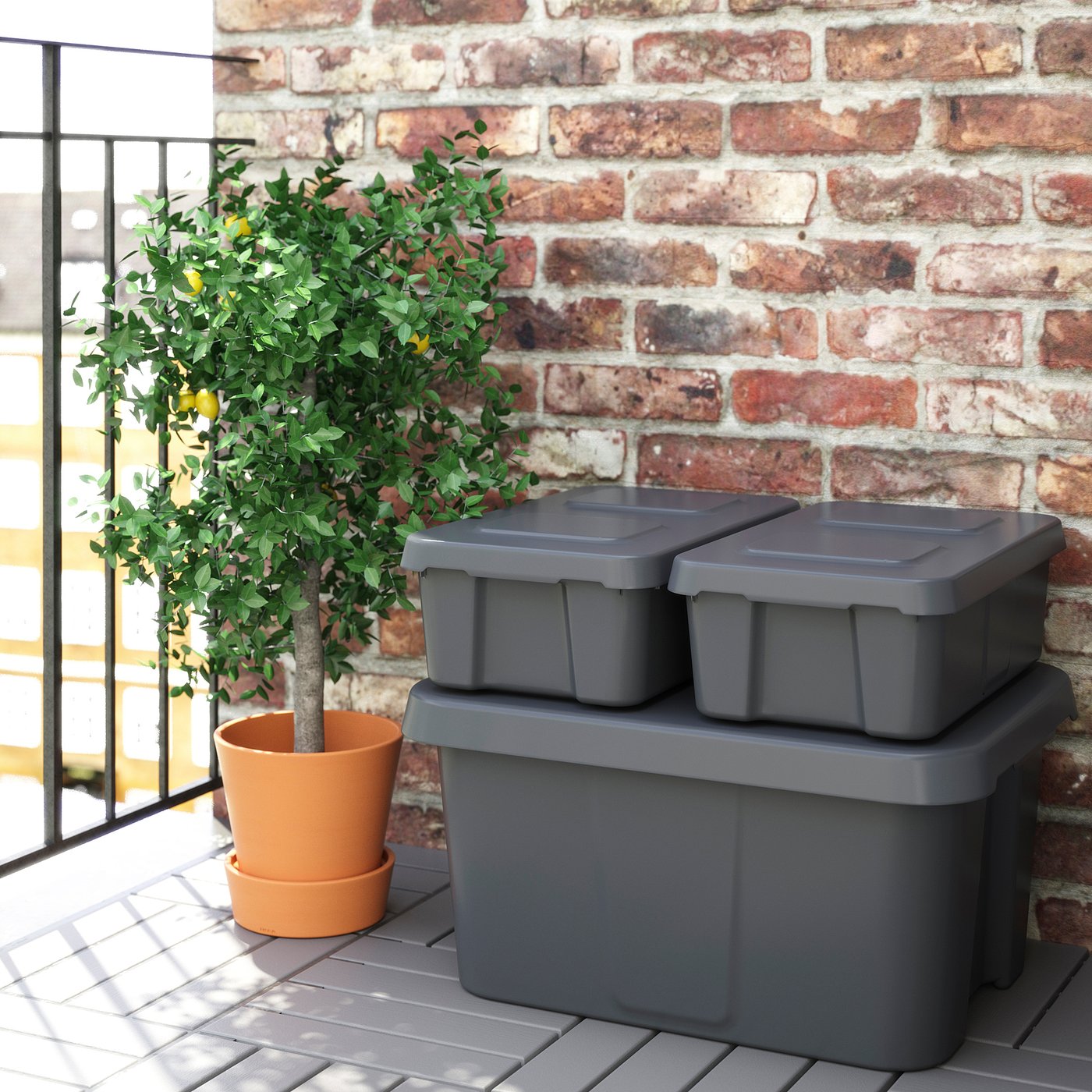 Wasserdichte Box Balkon