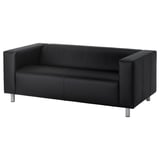KLIPPAN 2er-Sofa, Bomstad schwarz