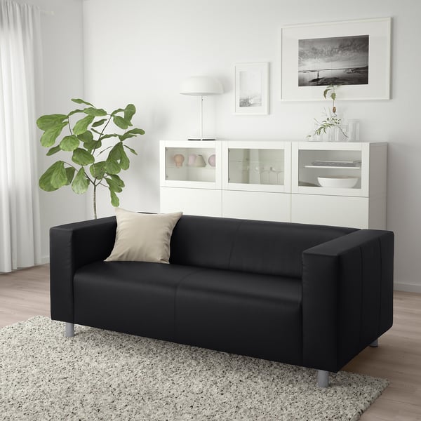 KLIPPAN 2er-Sofa, Bomstad schwarz