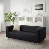 KLIPPAN 2er-Sofa, Bomstad schwarz
