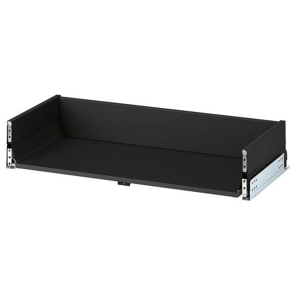 KNIVSHULT Schublade, mittel, dunkelgrau, 80x37 cm