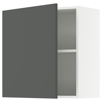KNOXHULT Wandschrank mit Tür, dunkelgrau, 60x60 cm