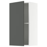KNOXHULT Wandschrank mit Tür, dunkelgrau, 40x75 cm