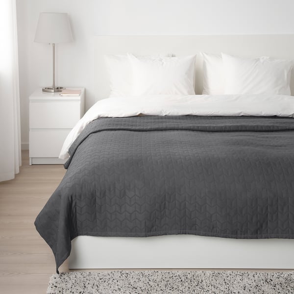 Kolax Tagesdecke Grau 230x250 Cm Ikea Schweiz