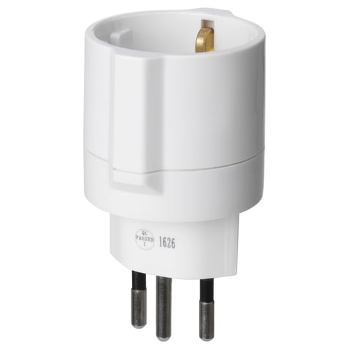 KOPPLA Adapter, geerdet/weiß