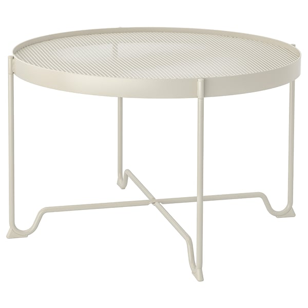 KROKHOLMEN Couchtisch/außen, beige, 73 cm