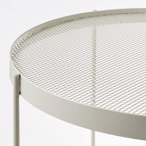 KROKHOLMEN Couchtisch/außen, beige, 73 cm