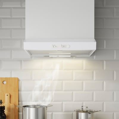 LAGAN Dunstabzugshaube f Wandmontage, weiß, 60 cm