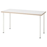 LAGKAPTEN / ADILS Schreibtisch, weiß anthrazit/weiß, 140x60 cm