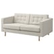 LANDSKRONA 2er-Sofa, Gunnared/beige Holz