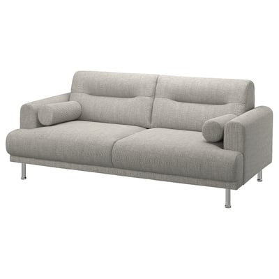 LÅNGARYD 2er-Sofa, Lejde hellgrau/Metall