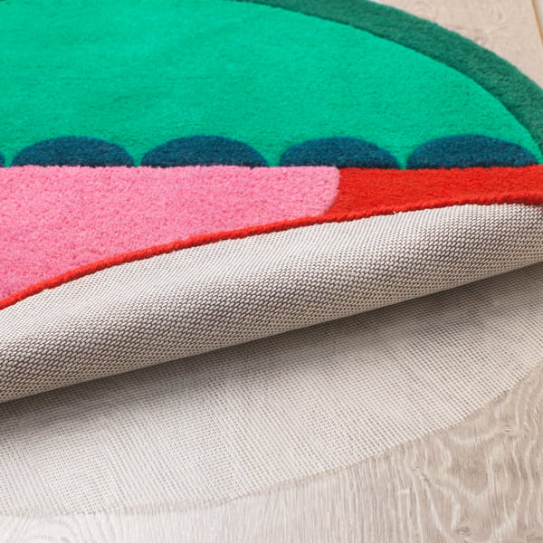 Langeso Teppich Kurzflor Rot Grun Ikea Schweiz