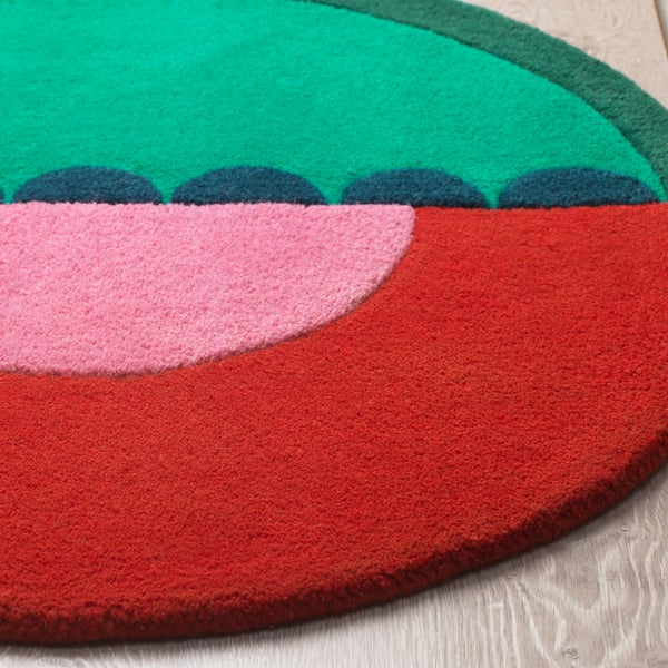 Langeso Teppich Kurzflor Rot Grun Ikea Schweiz