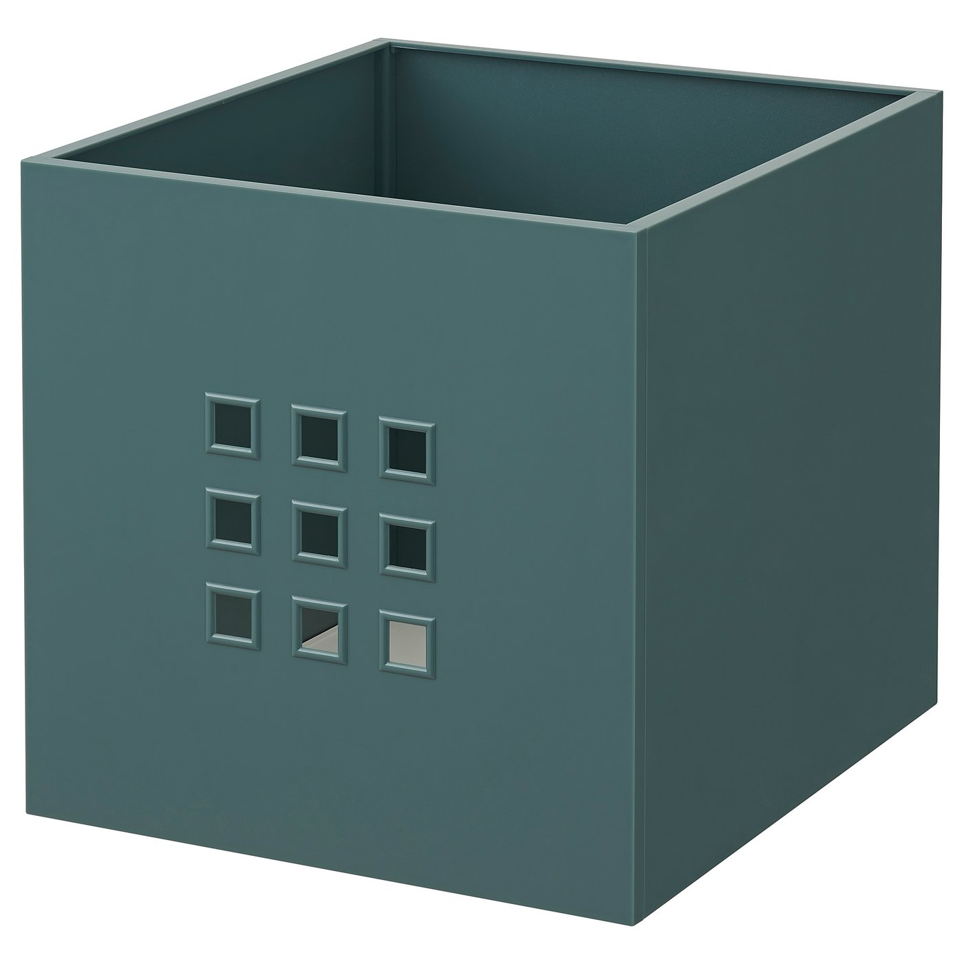 LEKMAN Box, grautürkis, 33x37x33 cm - IKEA Schweiz