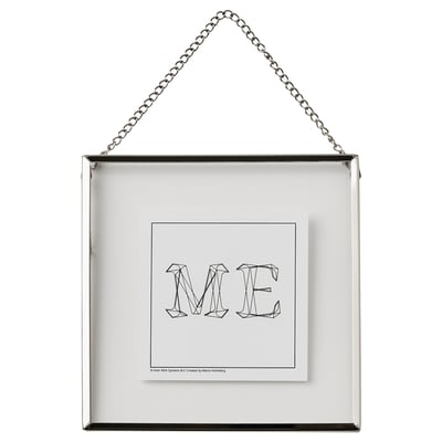 LERBODA Rahmen, silberfarben, 16x16 cm - IKEA Schweiz