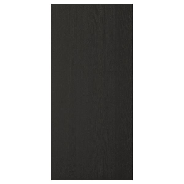 LERHYTTAN Deckseite, schwarz lasiert, 39x85 cm