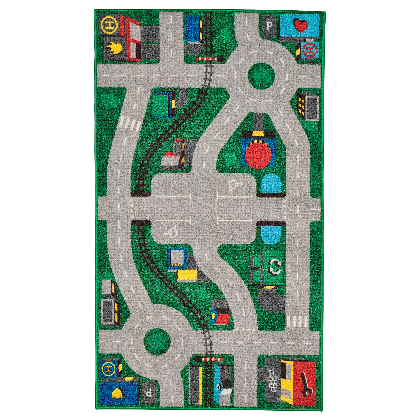 LILLABO Teppich - grün 75x133 cm IKEA occasion