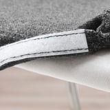 LILLÅNÄS Barhocker, verchromt/Gunnared dunkelgrau, 63 cm